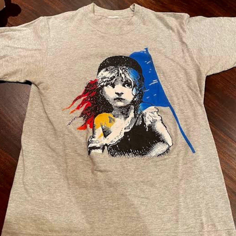 Vtg 80's Les Miserables T Shirt London